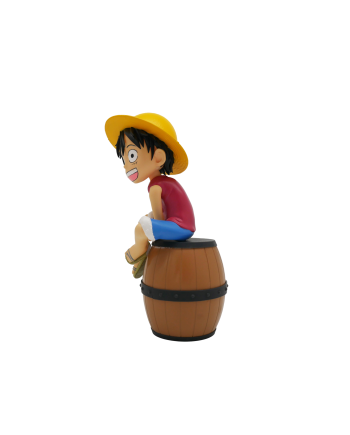 ONE PIECE - Luffy on a Barrel - Light-Up Figure - 11 inch