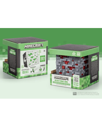 MINECRAFT - Luminous Redstone Ore - Collector Replica 10cm