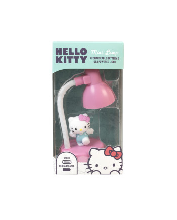 HELLO KITTY - Rechargeable Desk Mini Lamp - 15cm