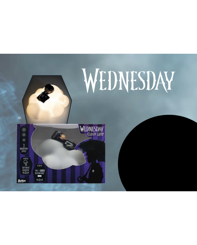 WEDNESDAY - Rechargeable Decorative Light Cloud - 15cm