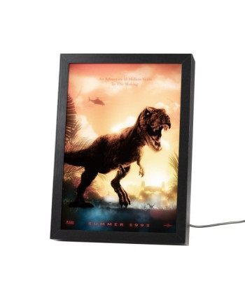 JURASSIC PARK  - Framed LED Print 28x20x5cm