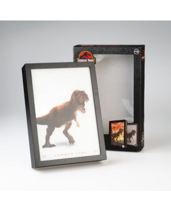 JURASSIC PARK  - Framed LED Print 28x20x5cm