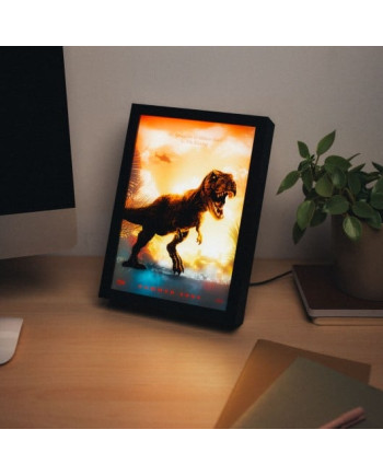JURASSIC PARK  - Framed LED Print 28x20x5cm