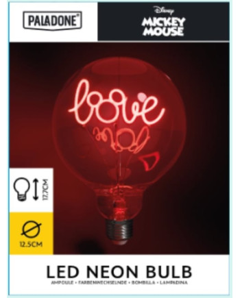 DISNEY - Mickey - LED Neon Bulb