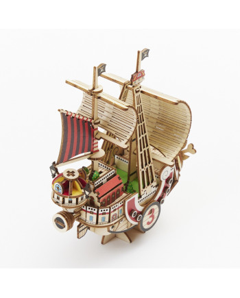 ONE PIECE - Thousand Sunny - Wood Model Kit 13.2x6.4x14.5cm
