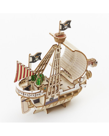 ONE PIECE - Thousand Sunny - Wood Model Kit 13.2x6.4x14.5cm