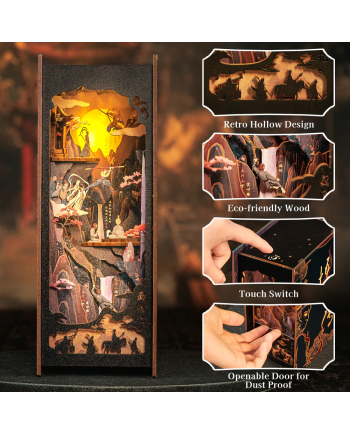BOOK NOOK KIT - DIY - The Legend of Wukong - 89pc + LED Light