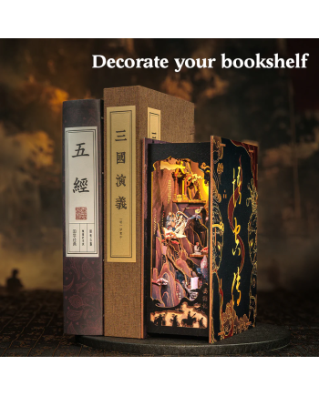 BOOK NOOK KIT - DIY - The Legend of Wukong - 89pc + LED Light