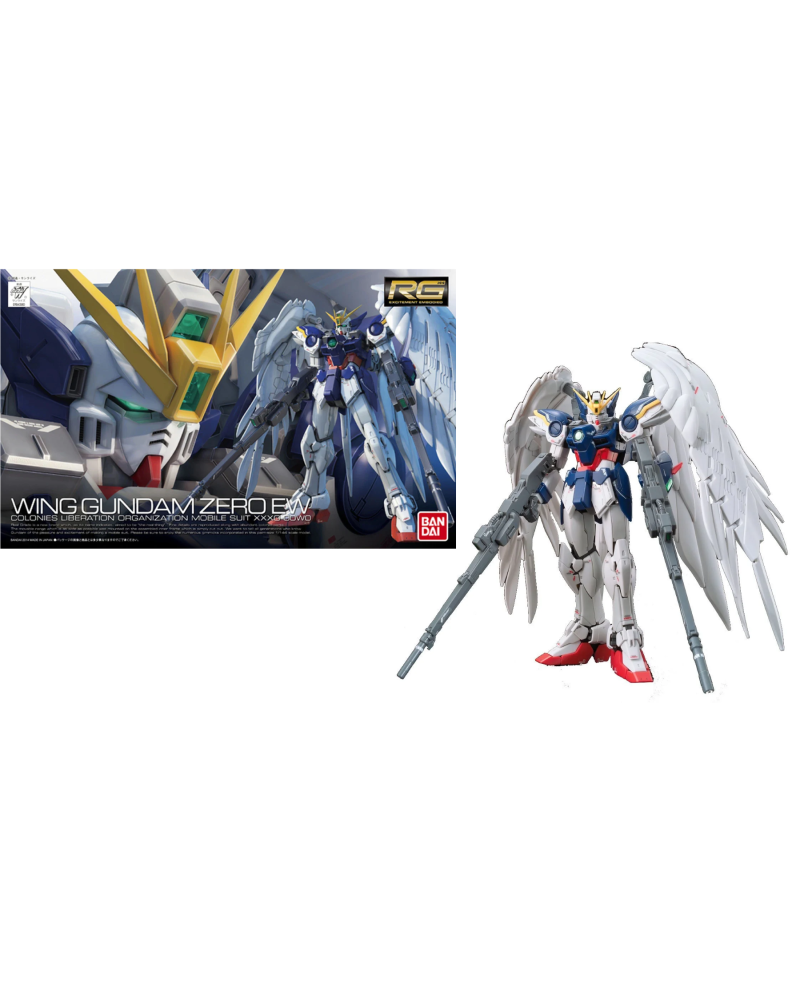 GUNDAM - Model Kit - Real Grade - Wing Gundam Zero EW - 13 CM