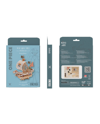 ONE PIECE - Going Merry - Wood Model Kit 14x6.1x13.5cm
