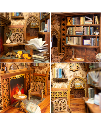 BOOK NOOK KIT - DIY - Eternal Bookstore - 172pc + LED Light