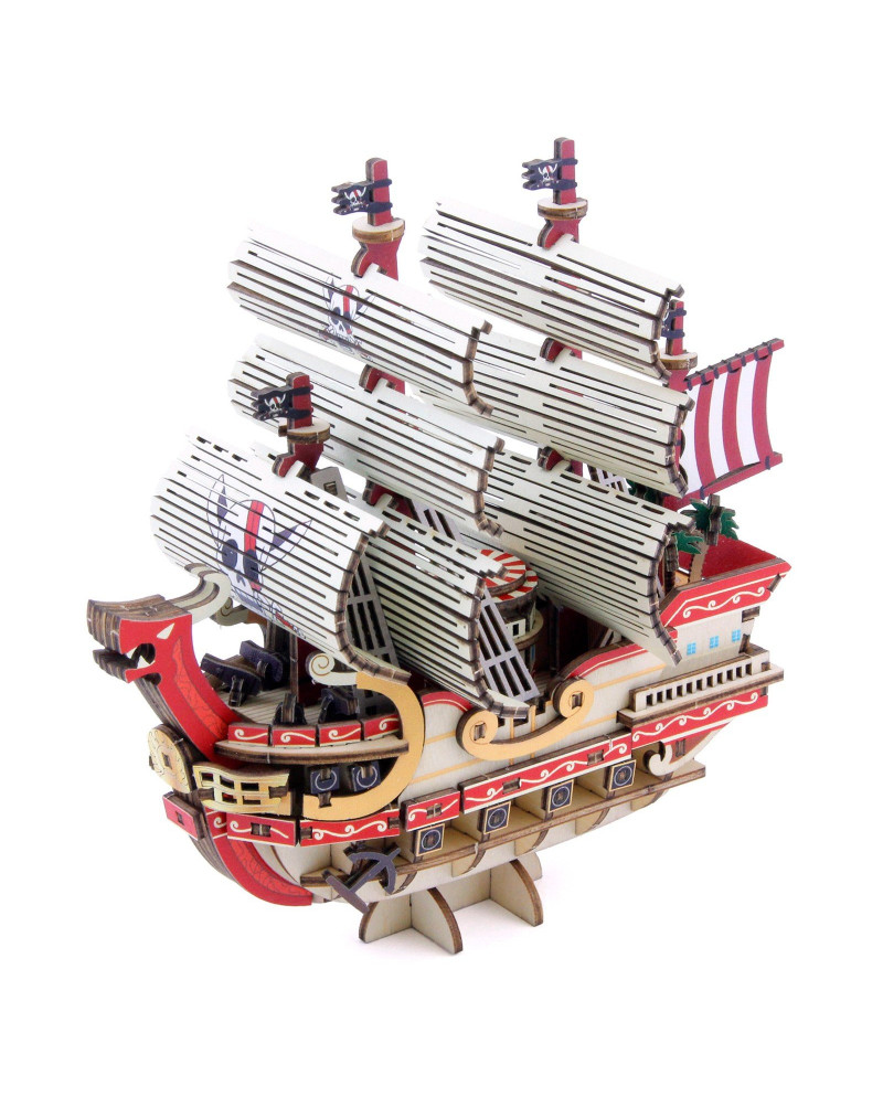 ONE PIECE - Red Force - Wood Model Kit 14x7.1x13.7cm