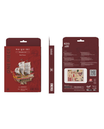 ONE PIECE - Red Force - Wood Model Kit 14x7.1x13.7cm