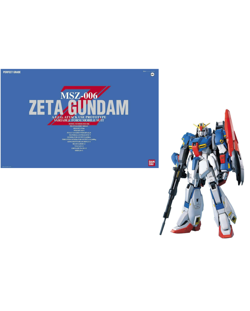 GUNDAM - Model Kit - Perfect Grade - Zeta MSZ-006 - 1/60
