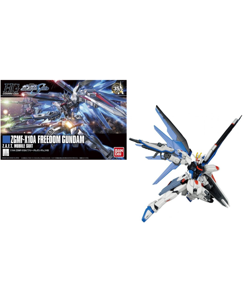 GUNDAM - Model Kit - High Grade - ZGMF-X10A Freedom Gundam - 1/144