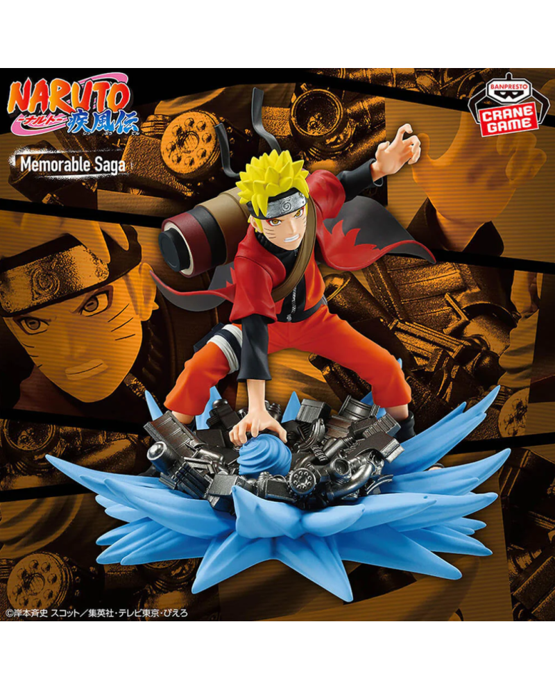 Naruto Shippuden – Figurine Naruto Uzumaki – Memorable Saga Special – 12 cm