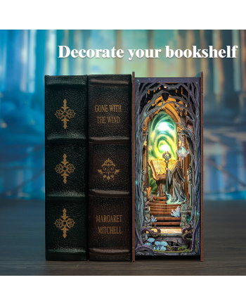 BOOK NOOK KIT - DIY - The Gate of Wonderland - 107pc + LED Light