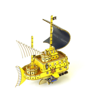 ONE PIECE - Law's Submarine - Wood Model Kit 13.2x8.5x16cm