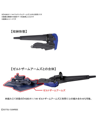 GUNDAM - HGBD:R 1/144 Tertium Arms - Model Kit