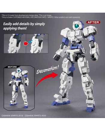 30MM - Customize Material (Decoration Parts 1 White) - Model Kit