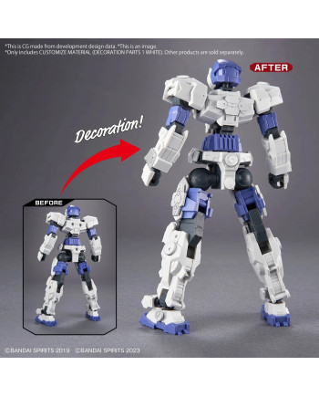 30MM - Customize Material (Decoration Parts 1 White) - Model Kit
