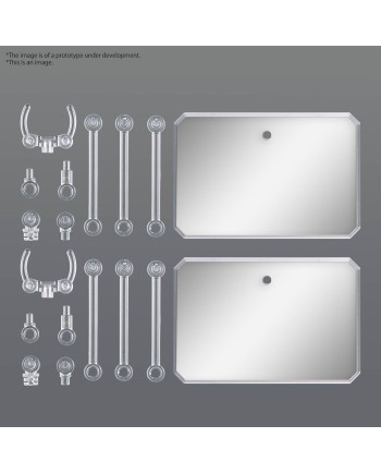 GUNDAM - Action Base 6 (Clear Color) Mirror Stickers Set - Model Kit