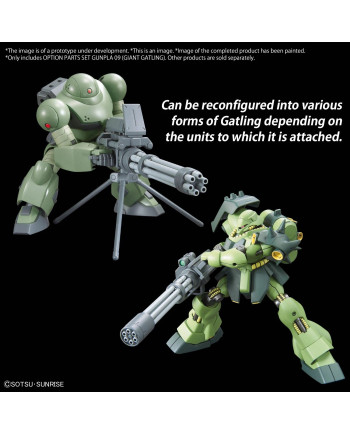 GUNDAM - Option Parts Set Gunpla 09 (Giant Gatling) - Model Kit