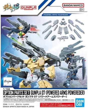 GUNDAM -Option Parts Set Gunpla 07 (Powered Arms Powereder) -Model Kit