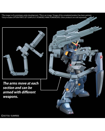 GUNDAM -Option Parts Set Gunpla 07 (Powered Arms Powereder) -Model Kit