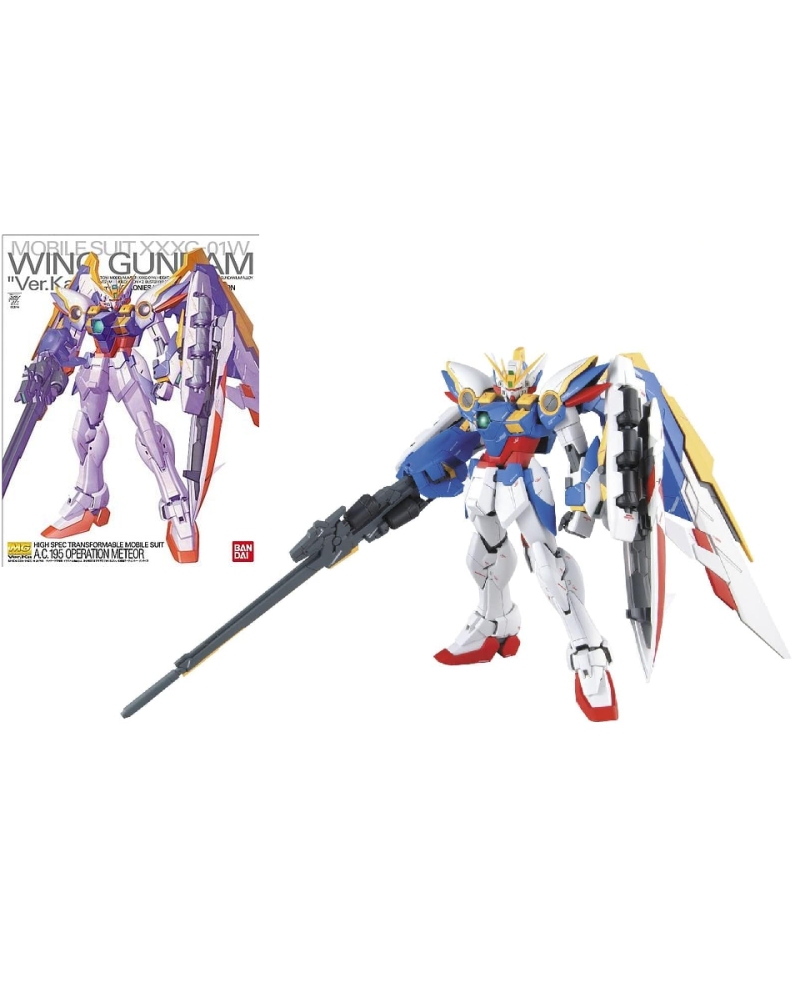 GUNDAM - MG 1/100 Wing Gundam Ver.Ka - Model Kit 18cm