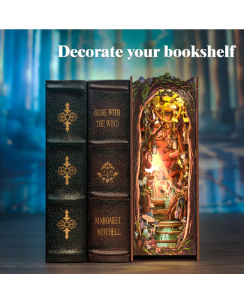 BOOK NOOK KIT - DIY - The Grace of the Forest - 89pc + LED Light