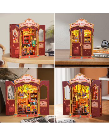 BOOK NOOK KIT - DIY - Amazing Toy Store - 107pc + LED Light