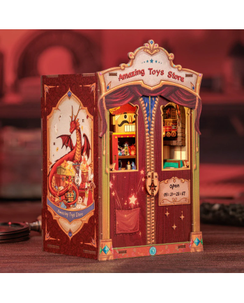 BOOK NOOK KIT - DIY - Amazing Toy Store - 107pc + LED Light