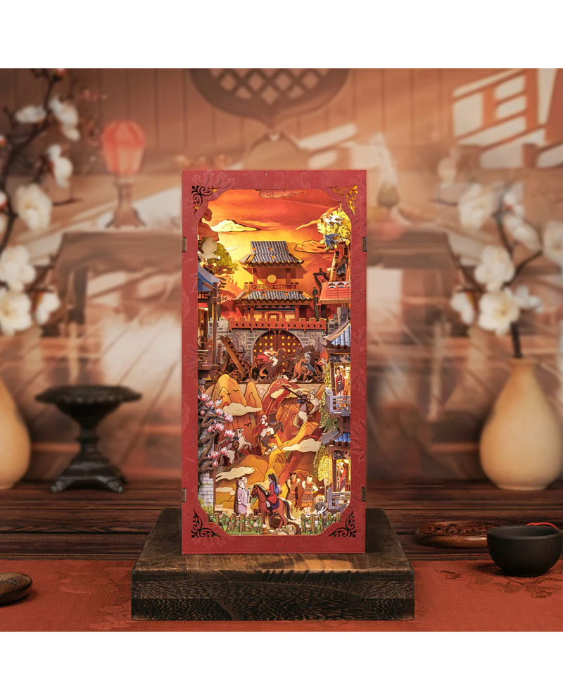 BOOK NOOK KIT - DIY - The Legend of Mulan - 298pc + LED Light