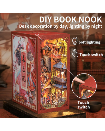 BOOK NOOK KIT - DIY - The Legend of Mulan - 298pc + LED Light