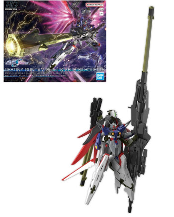GUNDAM - HG 1/144 Destiny Gundam Spec II & Zeus silhouette - Model Kit