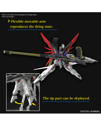 GUNDAM - HG 1/144 Destiny Gundam Spec II & Zeus silhouette - Model Kit