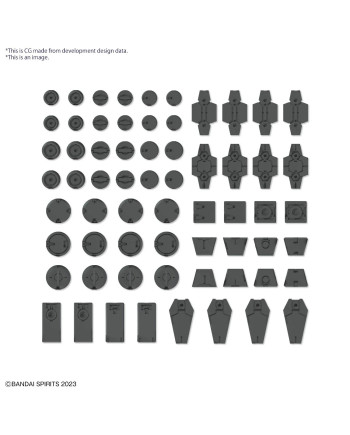 30MM - Customize Material (Decoration Parts 1 Gray) - Model Kit