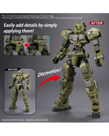 30MM - Customize Material (Decoration Parts 1 Gray) - Model Kit