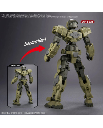 30MM - Customize Material (Decoration Parts 1 Gray) - Model Kit