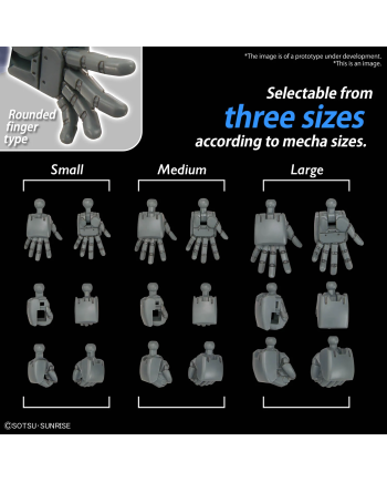 GUNDAM - Option Parts Set Gunpla 4 (Build Hands Round) - Model Kit