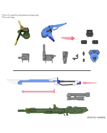 GUNDAM - Option Parts Set Gunpla 2 (Launcher/Sword Striker) -Model Kit
