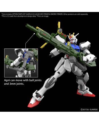 GUNDAM - Option Parts Set Gunpla 2 (Launcher/Sword Striker) -Model Kit