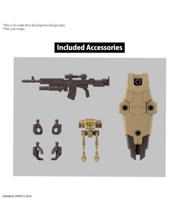 30MM - 1/144 eEXM-9 Baskyrotto (Brown) - Model Kit