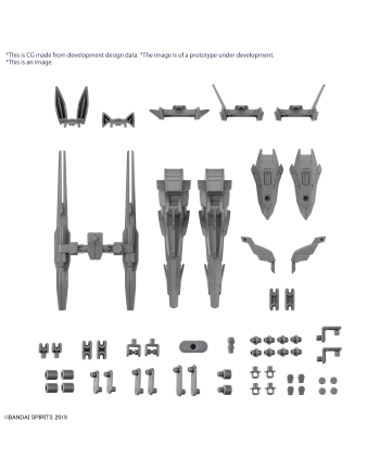 30MM - 1/144 Option Parts Set 13 (Leg booster unit / ...) - Model Kit