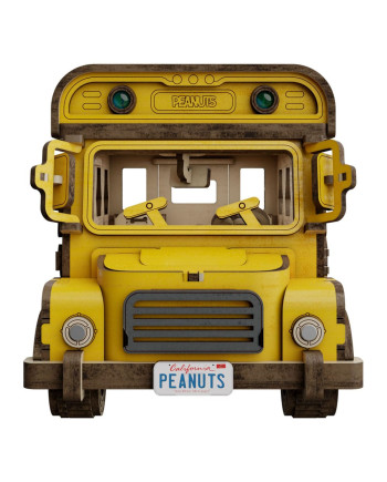 PEANUTS - School Bus - Wood Model Kit