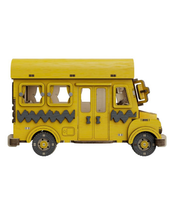 PEANUTS - School Bus - Wood Model Kit