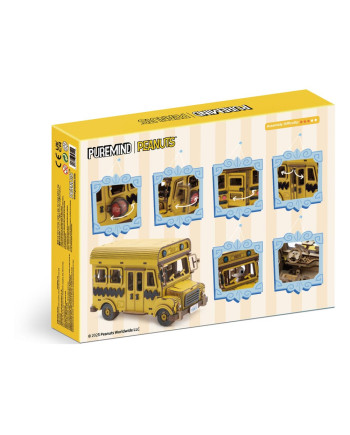 PEANUTS - School Bus - Wood Model Kit