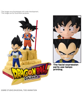 DRAGON BALL DAIMA - Son Goku (Mini) & Vegeta (Mini)  - Model Kit