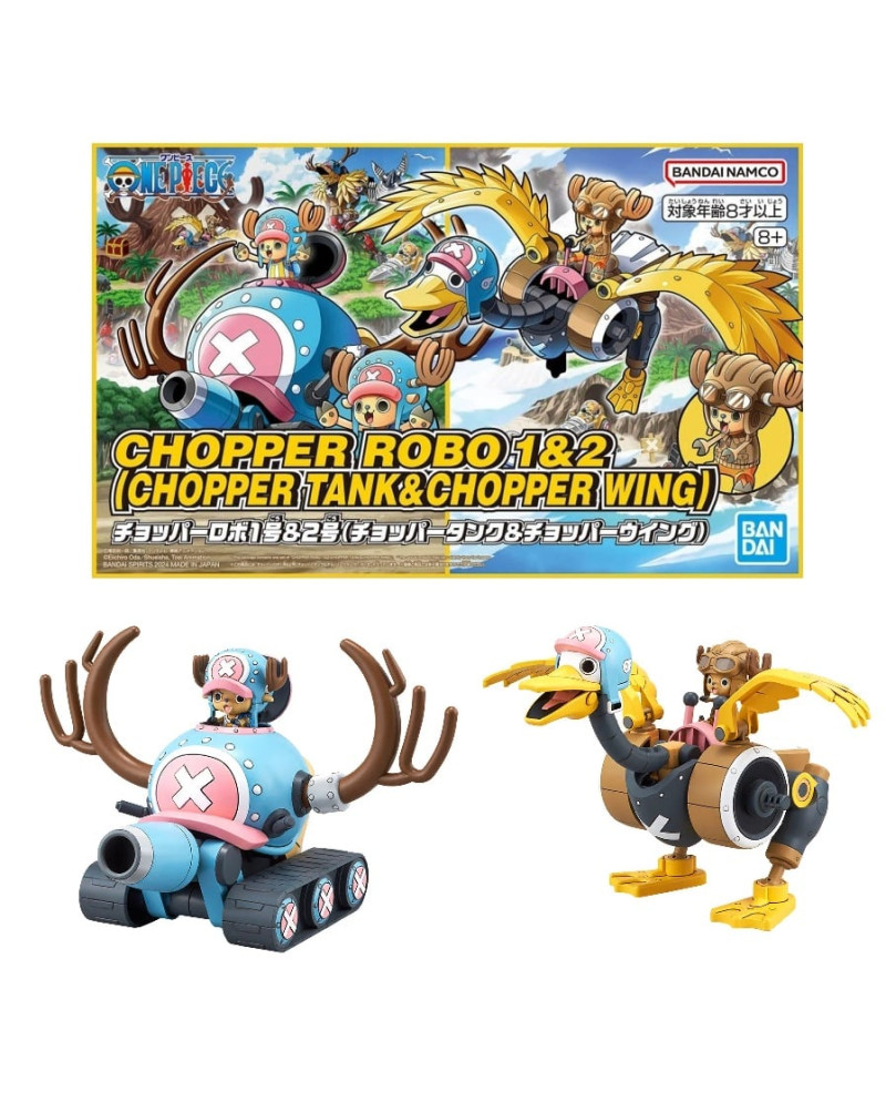 ONE PIECE - Chopper Robot 1&2 (Chopper Tank & Chopper Wing) -Model Kit